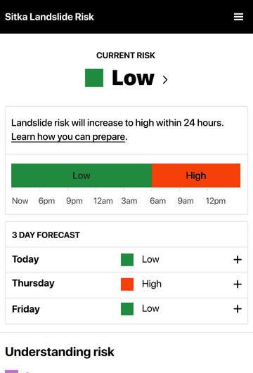 Wireframe of homepage, medium information density